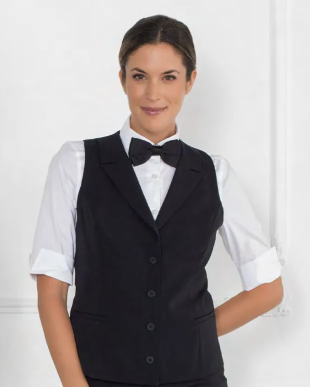 Waistcoat with a bow tie for the floor