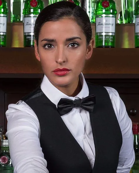 Waistcoat and bow tie behind the bar