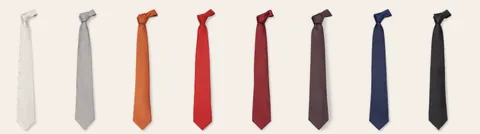 Ties in the colours we stock