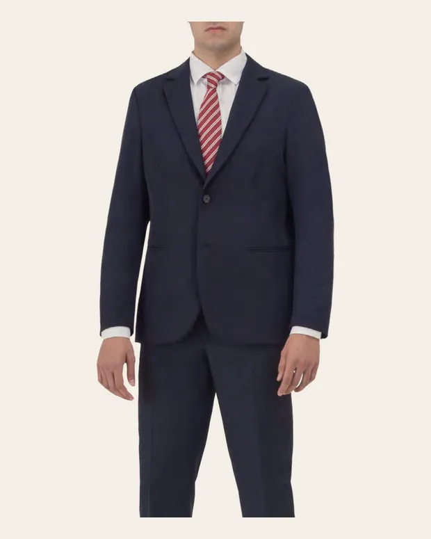 Men’s business suit with a tie
