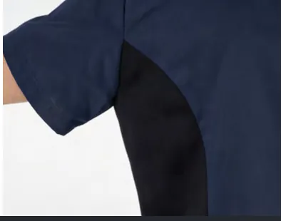 Detalj rukava i šava u dve boje