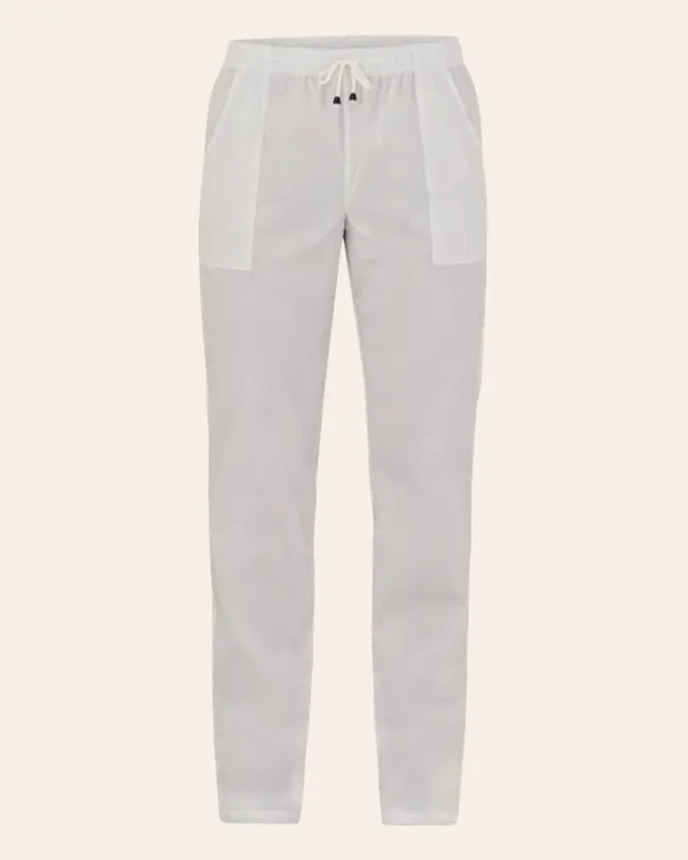 Bele kuvarske pantalone