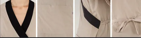 Detalji tunike sa crnim reverom